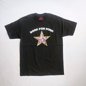 SERIAL KILLER Born For Star Parody Graphic T-shirt Tee Men's Size M VTG 90's NOS
